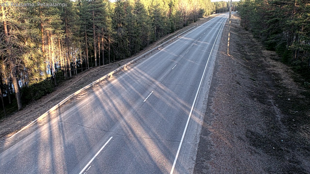 Kelikamerat Kuva Tie 5 Kuusamo, Petäjälampi, Kuusamo, Pohjois-Pohjanmaa