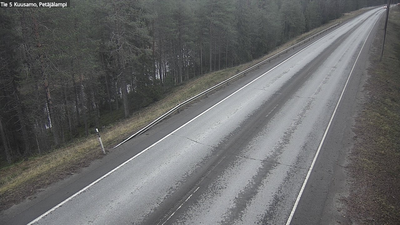 Kelikamerat Kuva Tie 5 Kuusamo, Petäjälampi, Kuusamo, Pohjois-Pohjanmaa