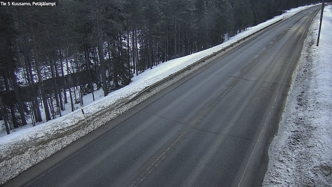 Kelikamerat Kuva Tie 5 Kuusamo, Petäjälampi, Kuusamo, Pohjois-Pohjanmaa