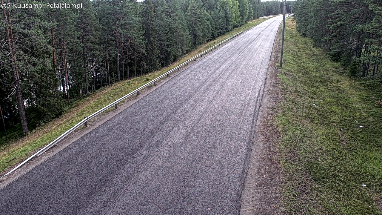 Weather Camera Image Road 5 Kuusamo, Petäjälampi, Kuusamo, Pohjois-Pohjanmaa