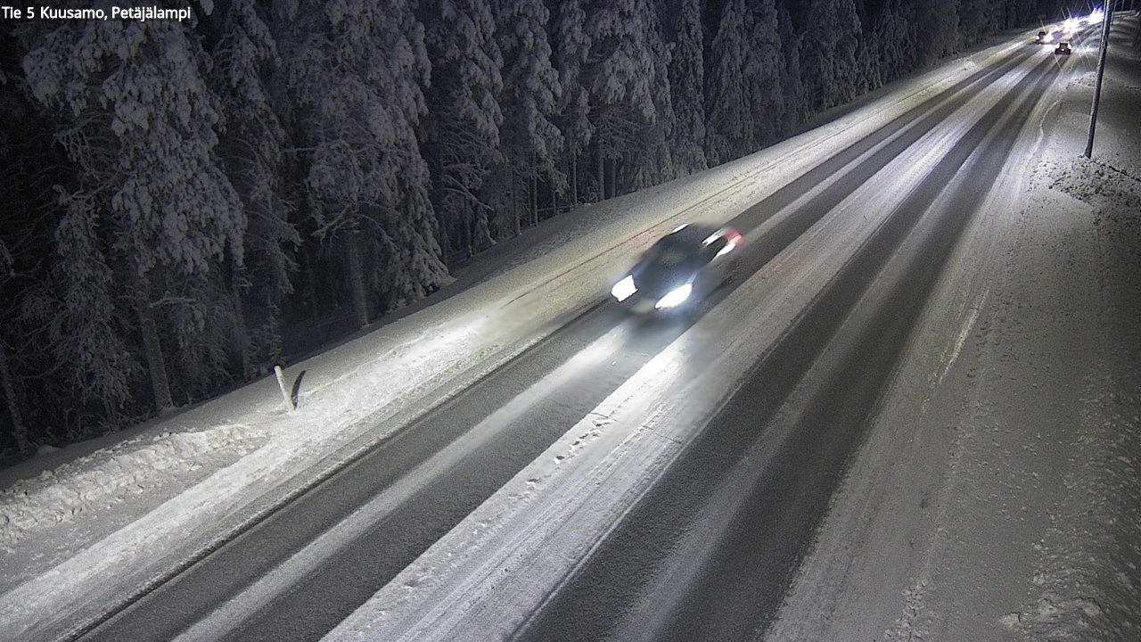 Kelikamerat Kuva Tie 5 Kuusamo, Petäjälampi, Kuusamo, Pohjois-Pohjanmaa