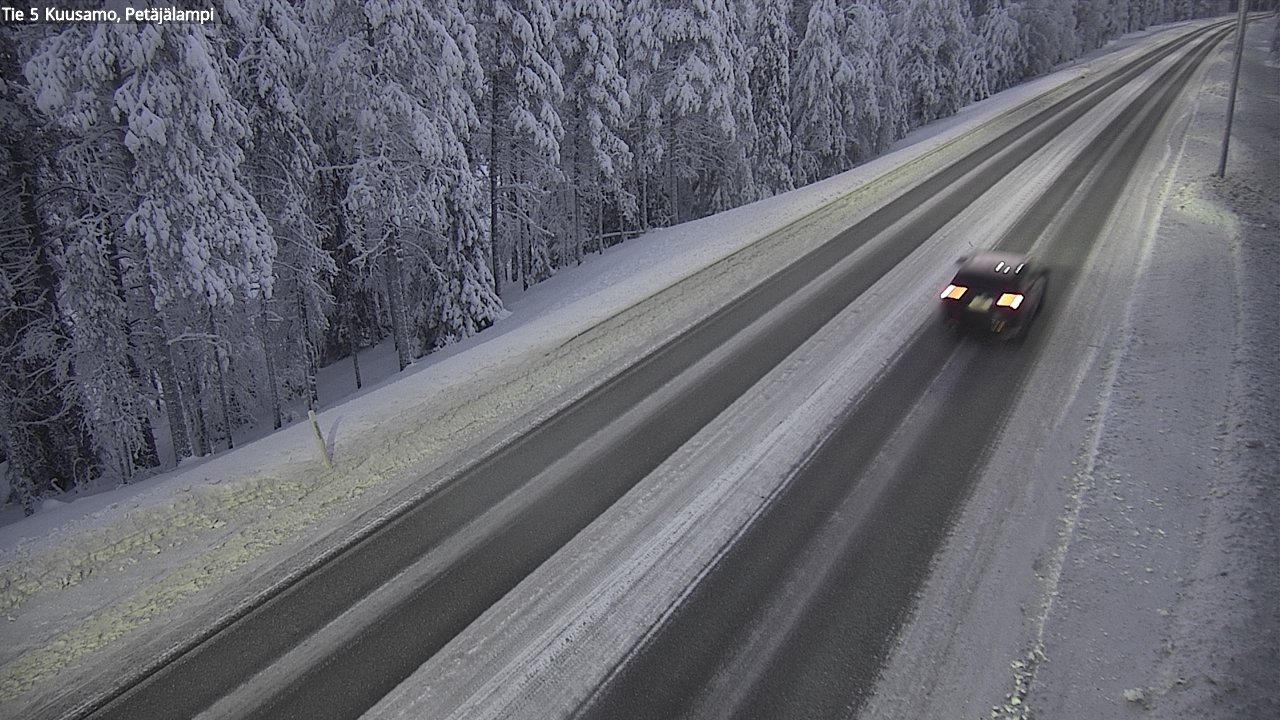 Kelikamerat Kuva Tie 5 Kuusamo, Petäjälampi, Kuusamo, Pohjois-Pohjanmaa