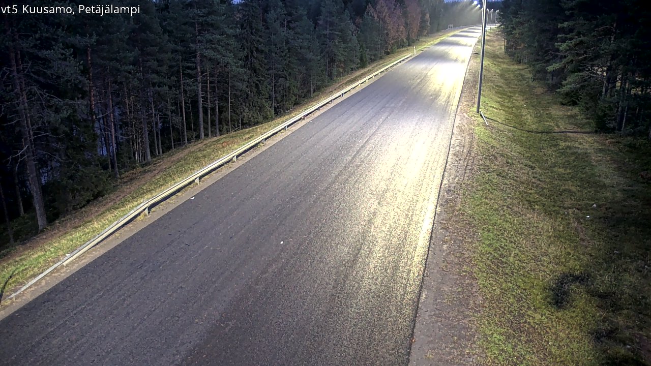 Weather Camera Image Road 5 Kuusamo, Petäjälampi, Kuusamo, Pohjois-Pohjanmaa
