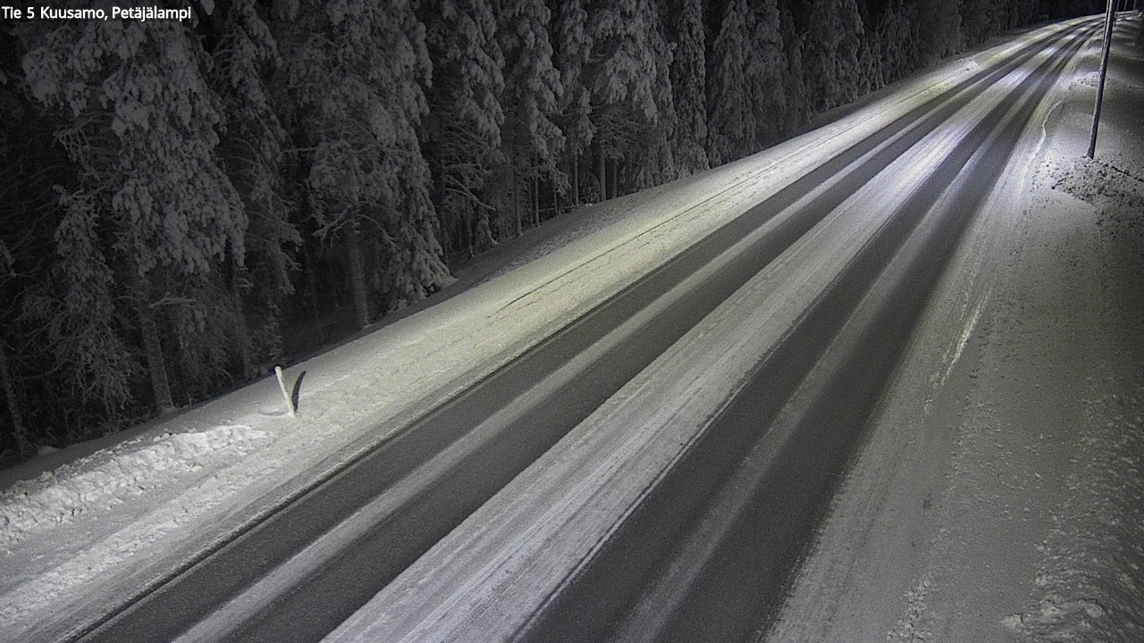 Kelikamerat Kuva Tie 5 Kuusamo, Petäjälampi, Kuusamo, Pohjois-Pohjanmaa