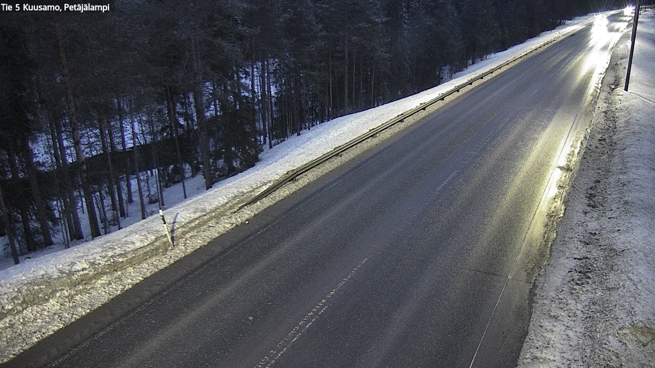 Kelikamerat Kuva Tie 5 Kuusamo, Petäjälampi, Kuusamo, Pohjois-Pohjanmaa