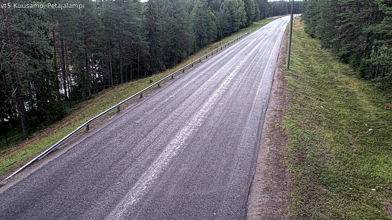 Weather Camera Image Road 5 Kuusamo, Petäjälampi, Kuusamo, Pohjois-Pohjanmaa
