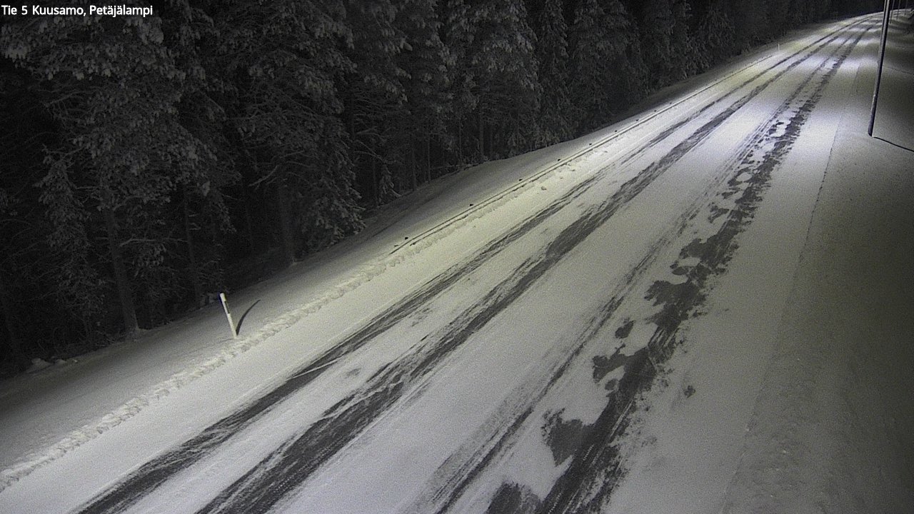 Kelikamerat Kuva Tie 5 Kuusamo, Petäjälampi, Kuusamo, Pohjois-Pohjanmaa