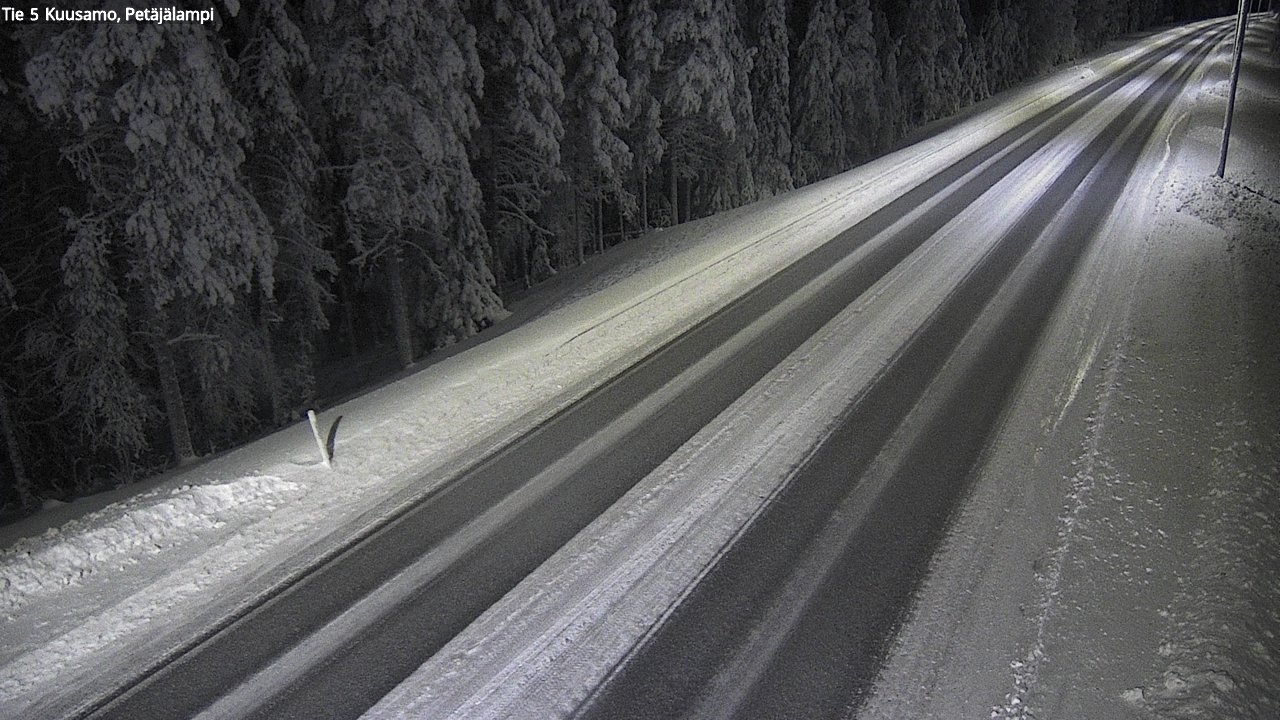 Kelikamerat Kuva Tie 5 Kuusamo, Petäjälampi, Kuusamo, Pohjois-Pohjanmaa