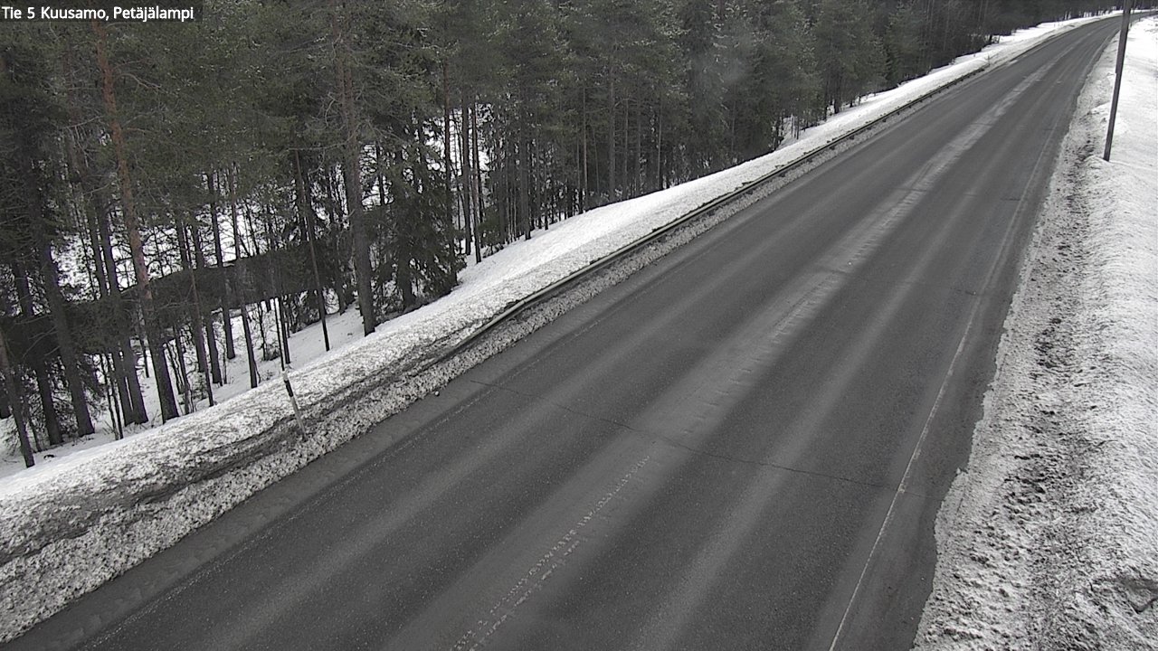 Kelikamerat Kuva Tie 5 Kuusamo, Petäjälampi, Kuusamo, Pohjois-Pohjanmaa