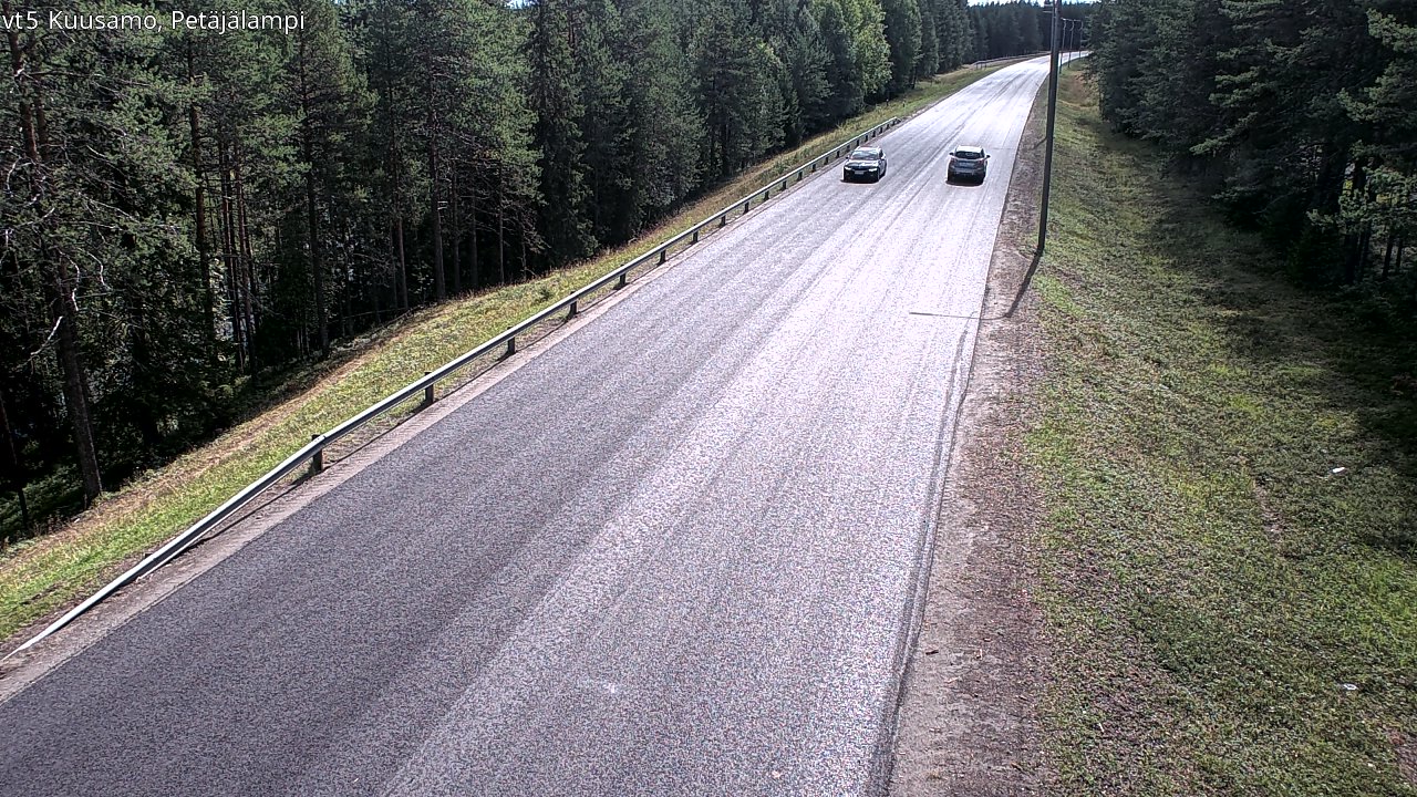 Weather Camera Image Road 5 Kuusamo, Petäjälampi, Kuusamo, Pohjois-Pohjanmaa