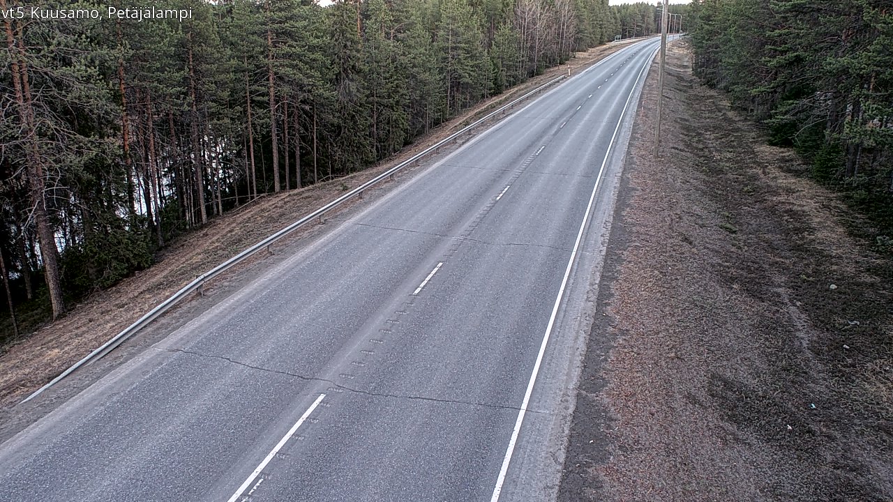Kelikamerat Kuva Tie 5 Kuusamo, Petäjälampi, Kuusamo, Pohjois-Pohjanmaa