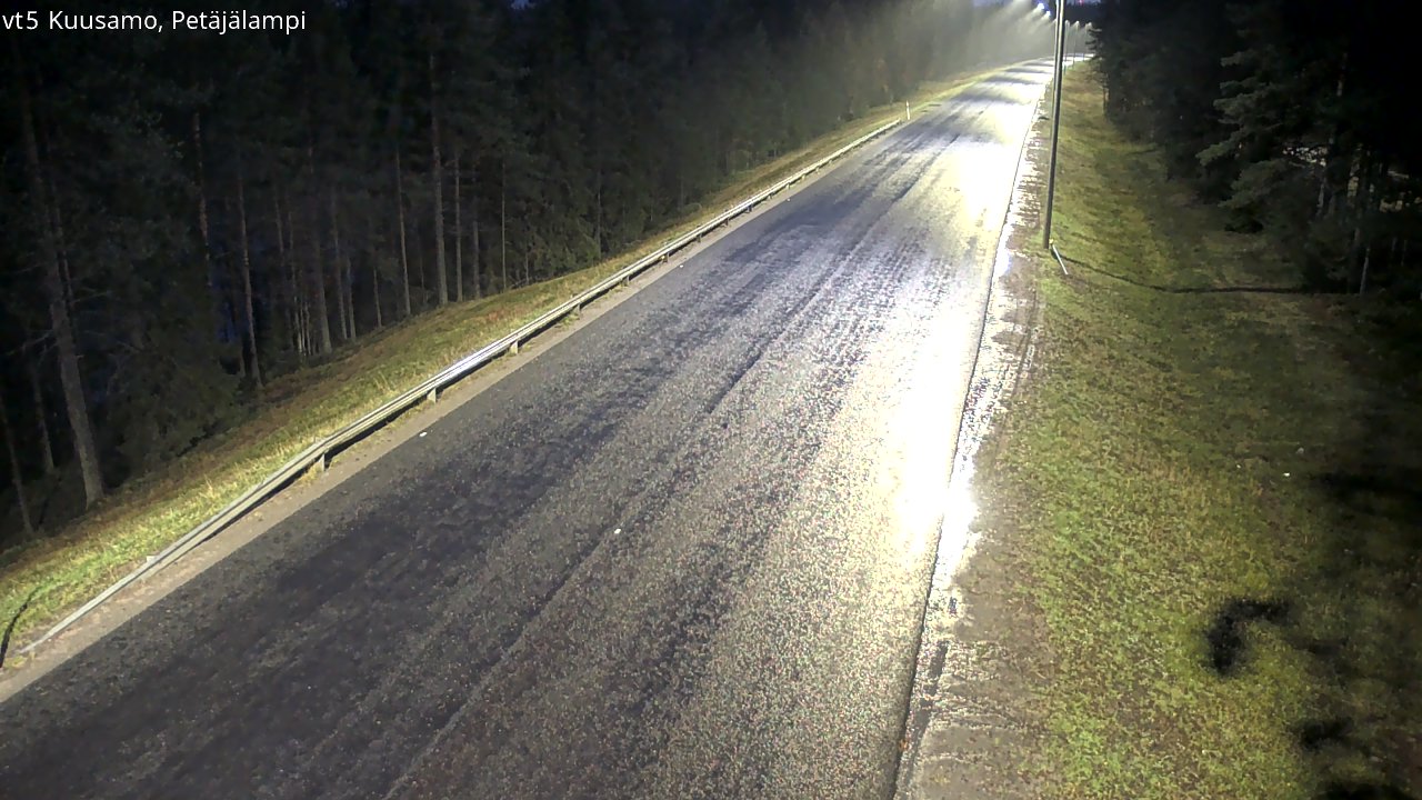 Weather Camera Image Road 5 Kuusamo, Petäjälampi, Kuusamo, Pohjois-Pohjanmaa