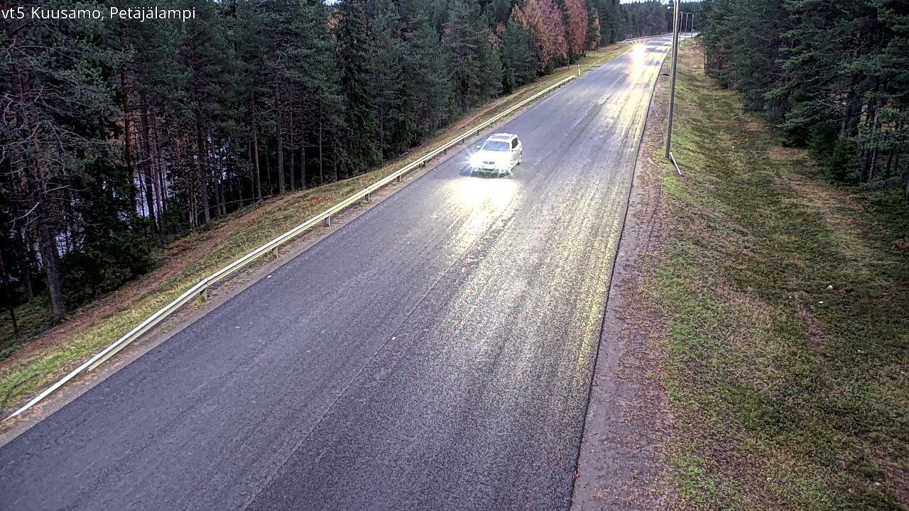Weather Camera Image Road 5 Kuusamo, Petäjälampi, Kuusamo, Pohjois-Pohjanmaa