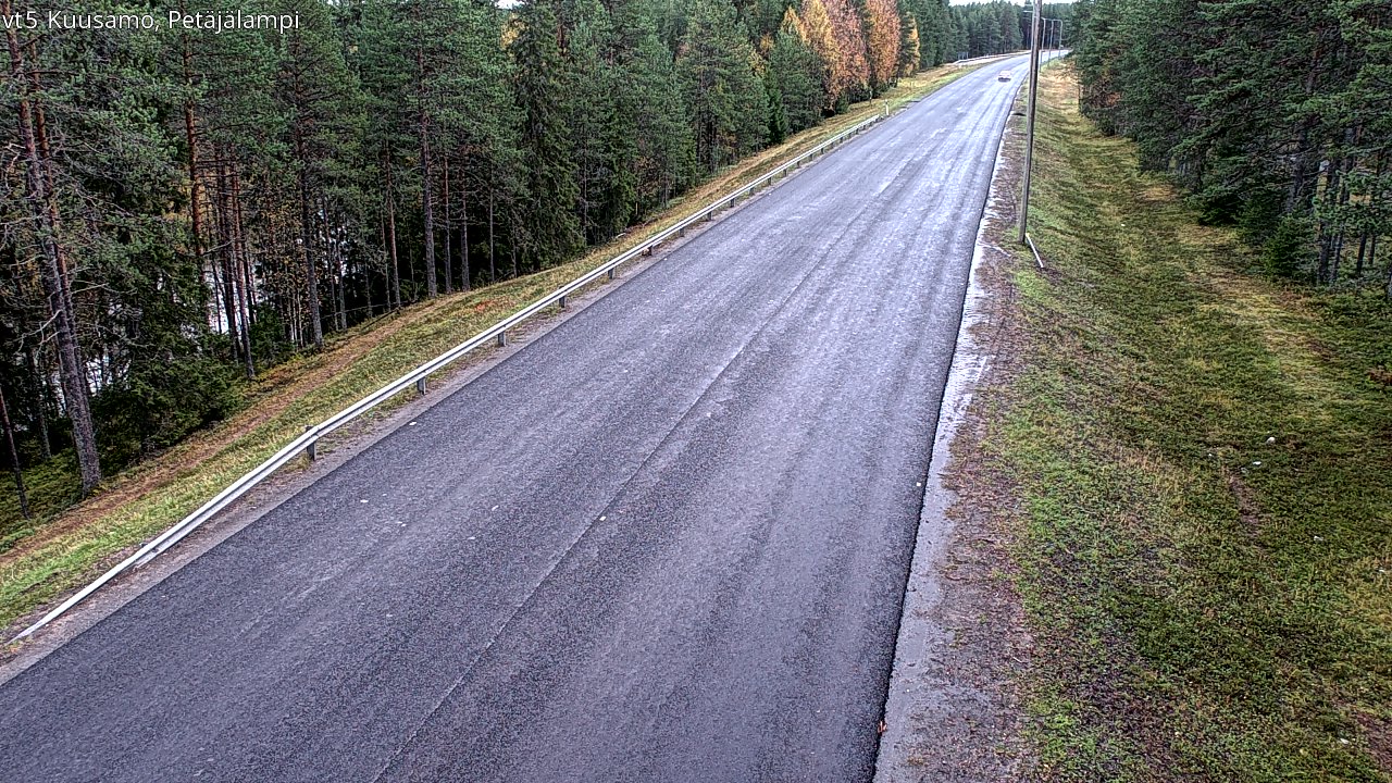 Weather Camera Image Road 5 Kuusamo, Petäjälampi, Kuusamo, Pohjois-Pohjanmaa