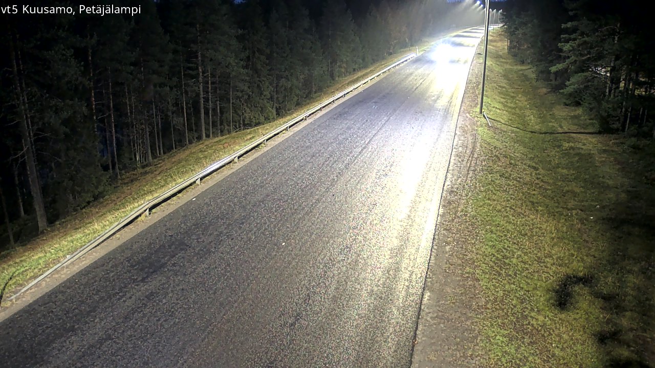 Weather Camera Image Road 5 Kuusamo, Petäjälampi, Kuusamo, Pohjois-Pohjanmaa