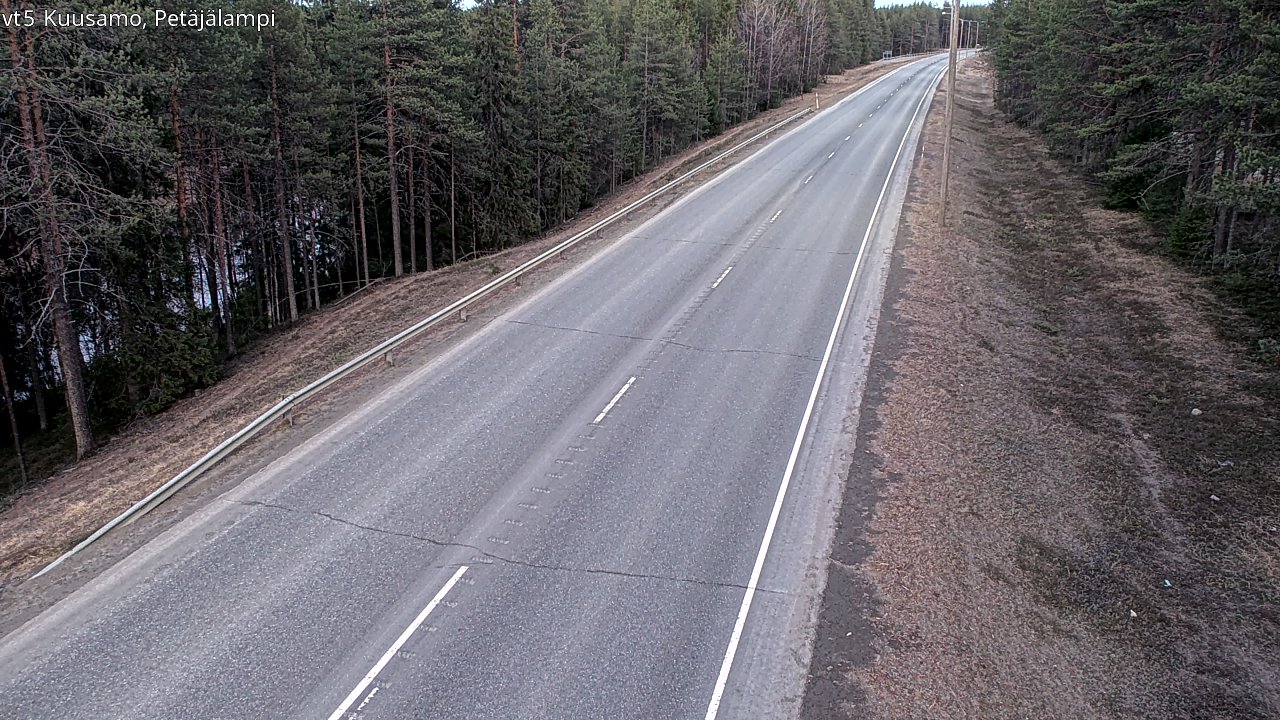 Kelikamerat Kuva Tie 5 Kuusamo, Petäjälampi, Kuusamo, Pohjois-Pohjanmaa