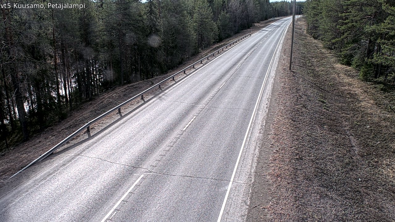 Kelikamerat Kuva Tie 5 Kuusamo, Petäjälampi, Kuusamo, Pohjois-Pohjanmaa