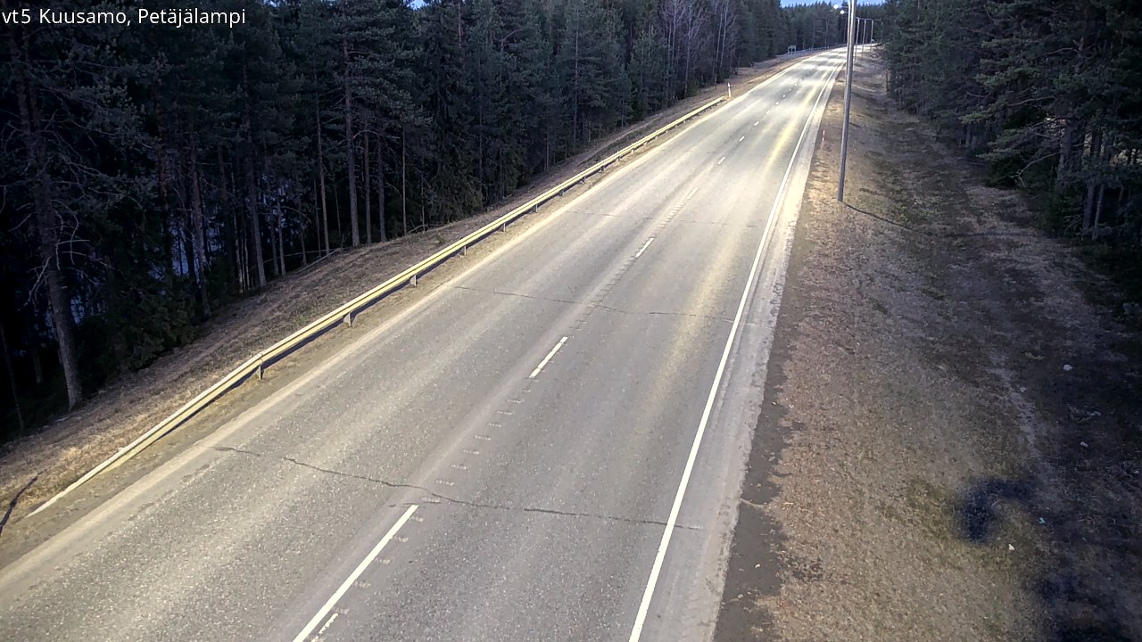 Kelikamerat Kuva Tie 5 Kuusamo, Petäjälampi, Kuusamo, Pohjois-Pohjanmaa