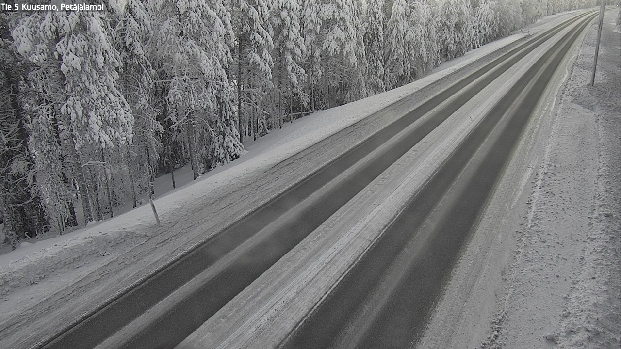 Kelikamerat Kuva Tie 5 Kuusamo, Petäjälampi, Kuusamo, Pohjois-Pohjanmaa