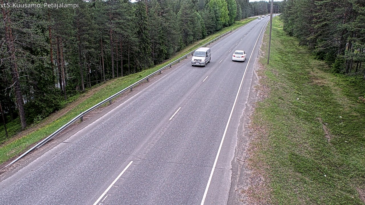 Kelikamerat Kuva Tie 5 Kuusamo, Petäjälampi, Kuusamo, Pohjois-Pohjanmaa
