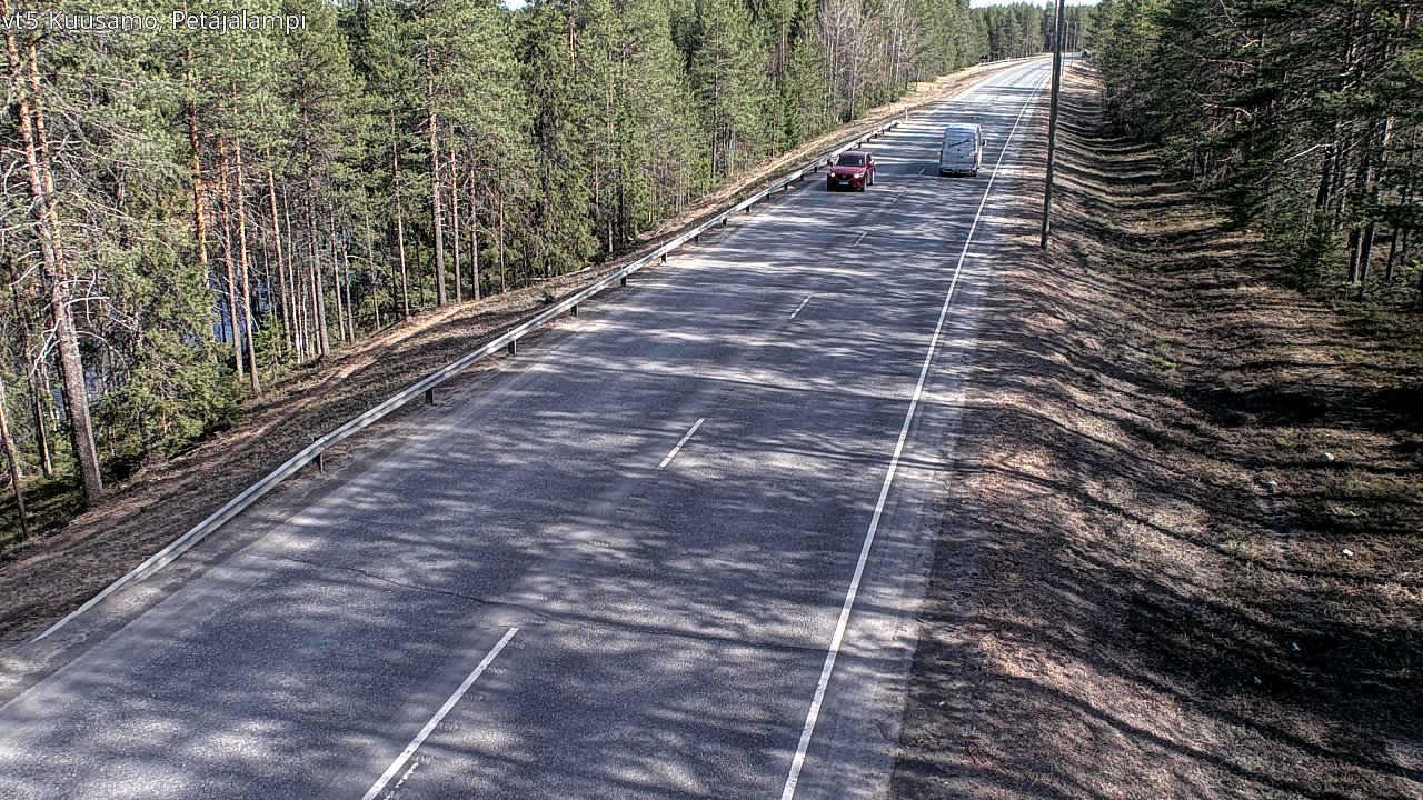Kelikamerat Kuva Tie 5 Kuusamo, Petäjälampi, Kuusamo, Pohjois-Pohjanmaa