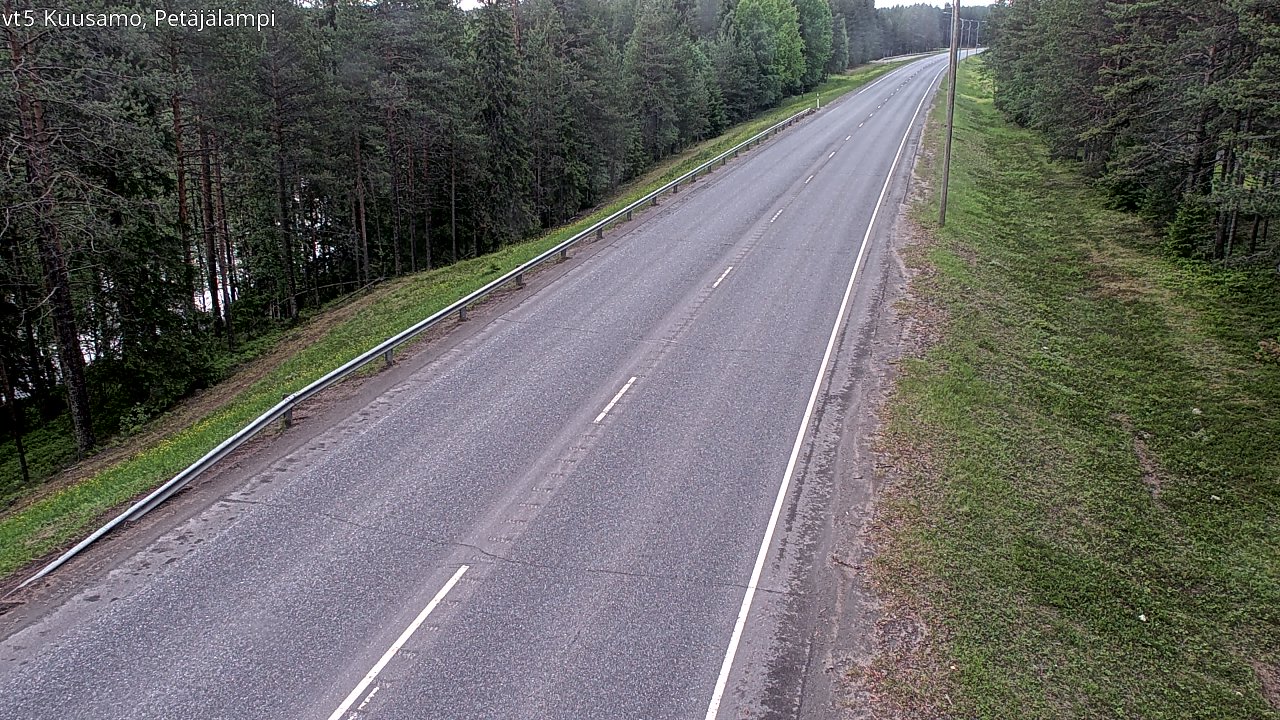 Kelikamerat Kuva Tie 5 Kuusamo, Petäjälampi, Kuusamo, Pohjois-Pohjanmaa