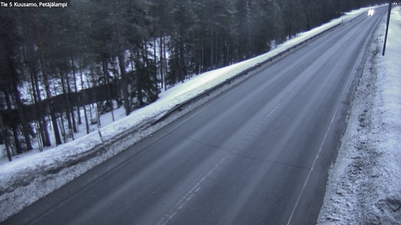 Kelikamerat Kuva Tie 5 Kuusamo, Petäjälampi, Kuusamo, Pohjois-Pohjanmaa