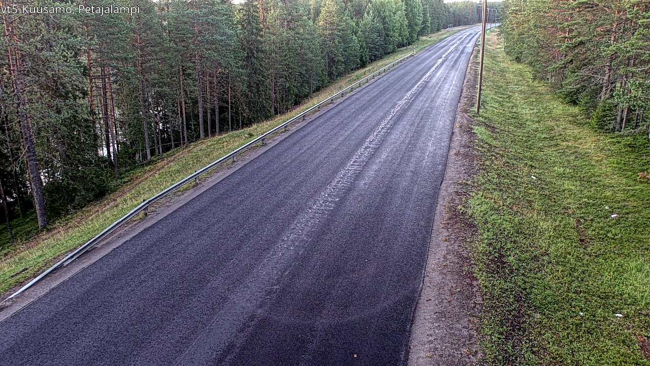 Kelikamerat Kuva Tie 5 Kuusamo, Petäjälampi, Kuusamo, Pohjois-Pohjanmaa