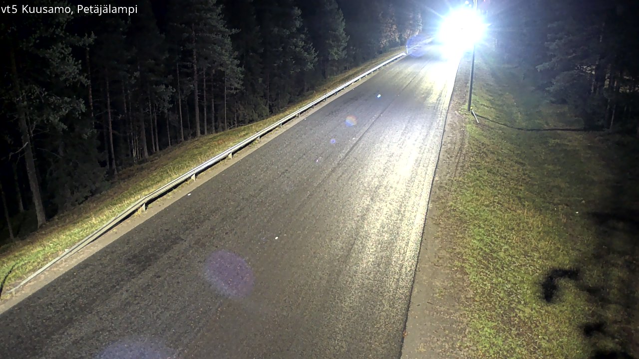 Weather Camera Image Road 5 Kuusamo, Petäjälampi, Kuusamo, Pohjois-Pohjanmaa