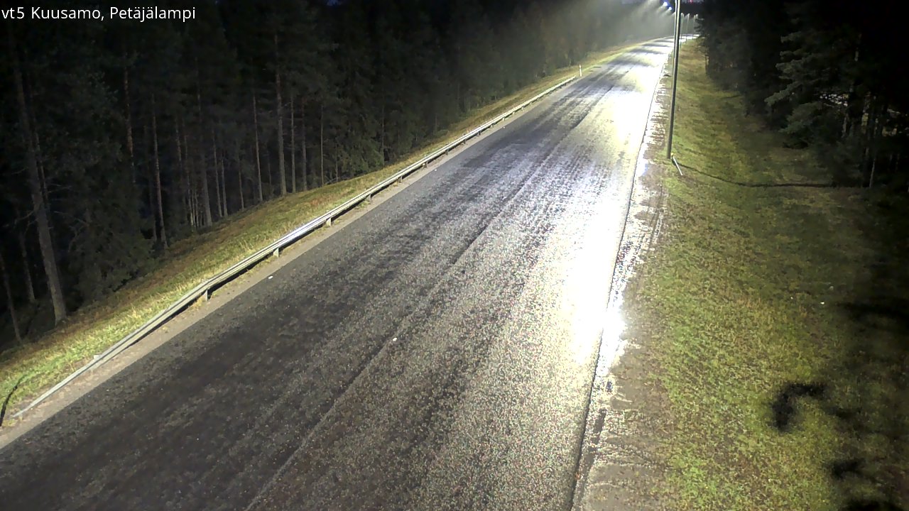 Weather Camera Image Road 5 Kuusamo, Petäjälampi, Kuusamo, Pohjois-Pohjanmaa
