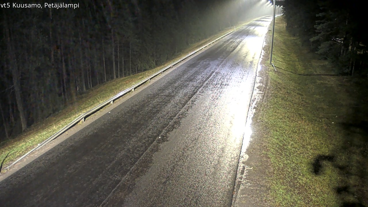 Weather Camera Image Road 5 Kuusamo, Petäjälampi, Kuusamo, Pohjois-Pohjanmaa