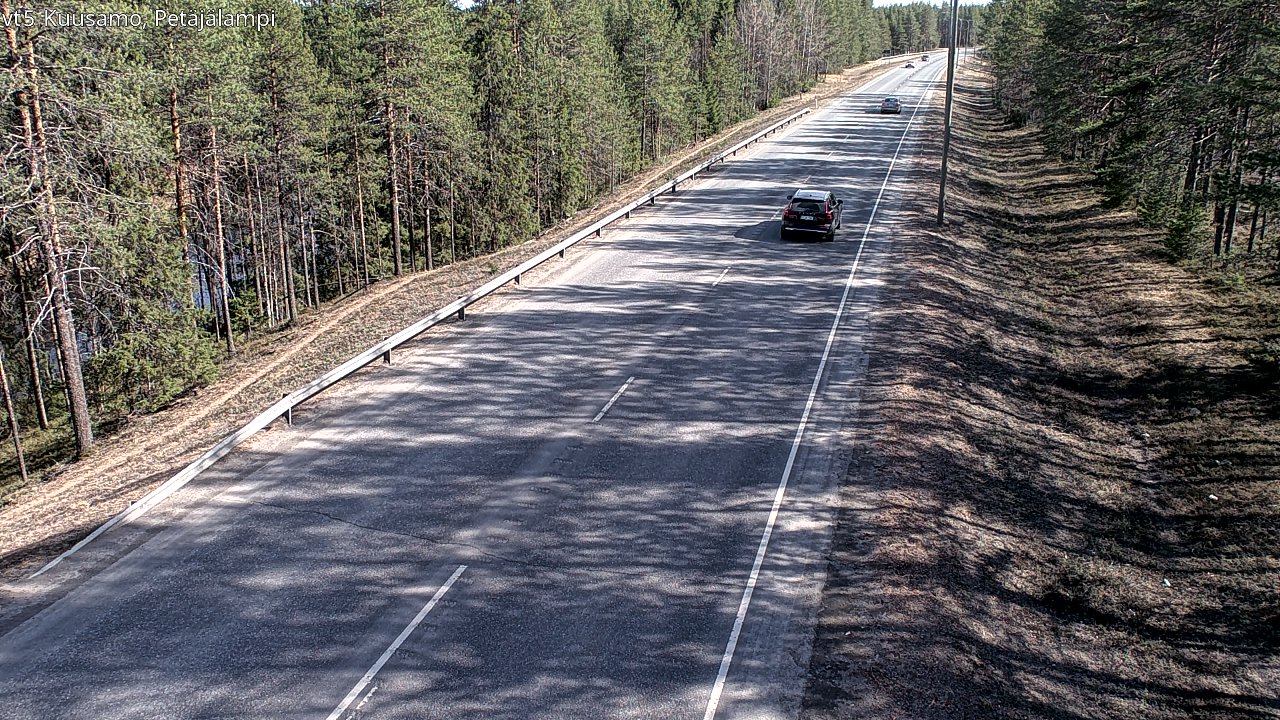 Kelikamerat Kuva Tie 5 Kuusamo, Petäjälampi, Kuusamo, Pohjois-Pohjanmaa