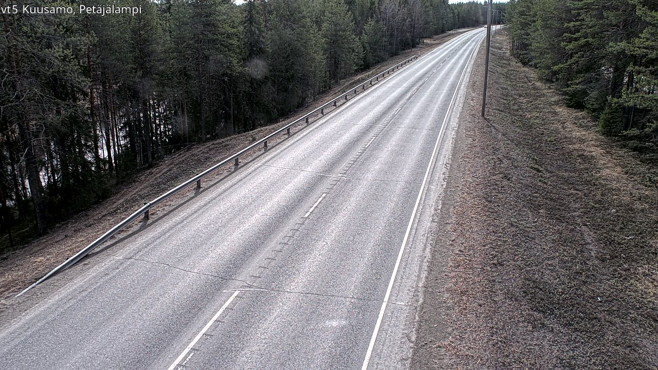 Kelikamerat Kuva Tie 5 Kuusamo, Petäjälampi, Kuusamo, Pohjois-Pohjanmaa