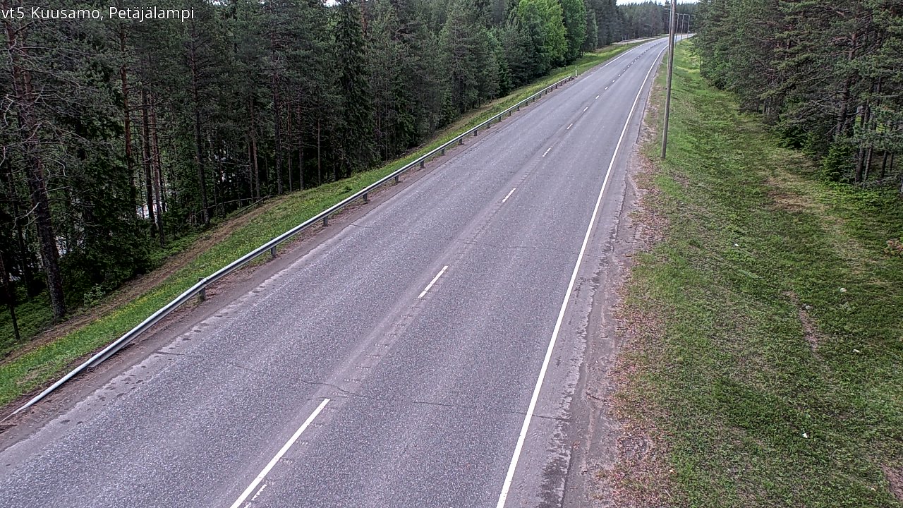 Kelikamerat Kuva Tie 5 Kuusamo, Petäjälampi, Kuusamo, Pohjois-Pohjanmaa