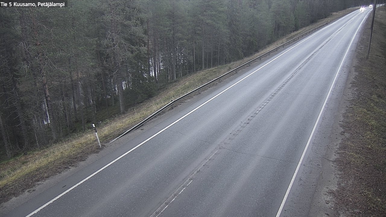 Weather Camera Image Road 5 Kuusamo, Petäjälampi, Kuusamo, Pohjois-Pohjanmaa