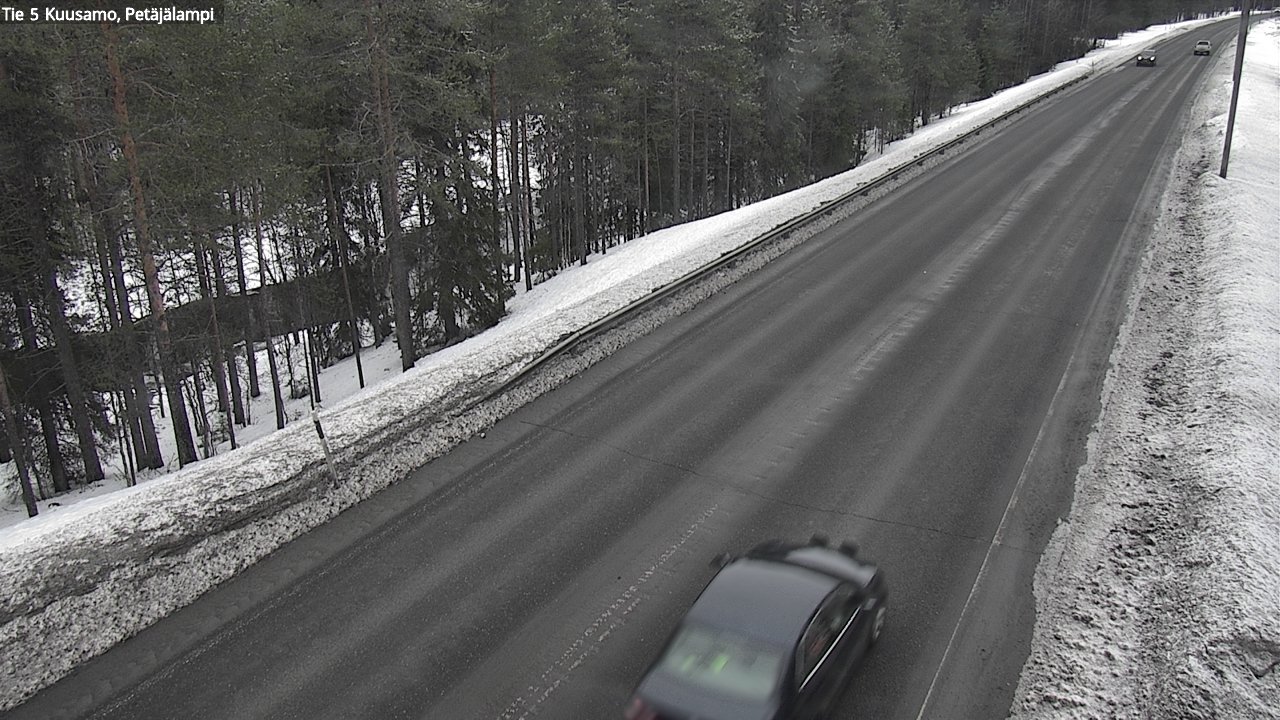 Kelikamerat Kuva Tie 5 Kuusamo, Petäjälampi, Kuusamo, Pohjois-Pohjanmaa