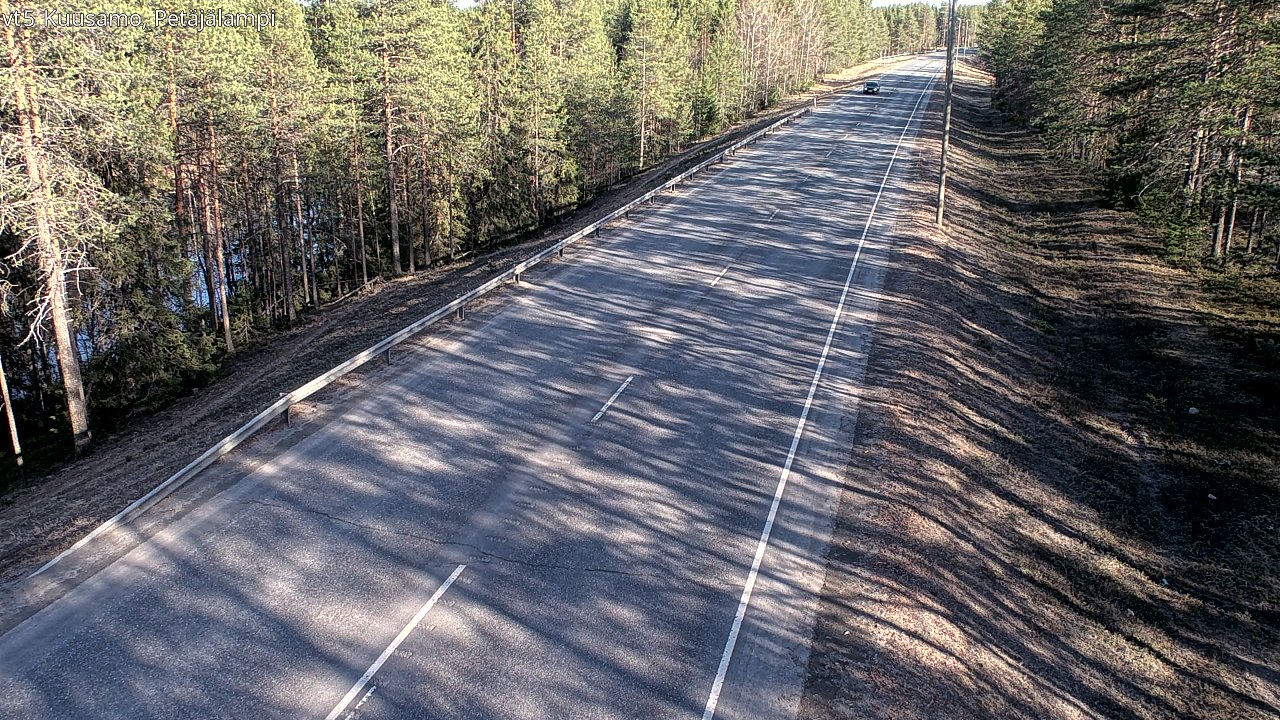 Kelikamerat Kuva Tie 5 Kuusamo, Petäjälampi, Kuusamo, Pohjois-Pohjanmaa