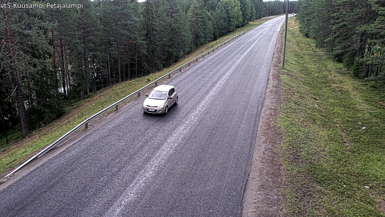 Weather Camera Image Road 5 Kuusamo, Petäjälampi, Kuusamo, Pohjois-Pohjanmaa