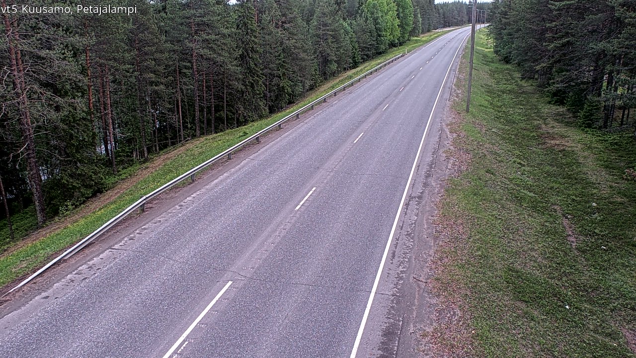 Kelikamerat Kuva Tie 5 Kuusamo, Petäjälampi, Kuusamo, Pohjois-Pohjanmaa