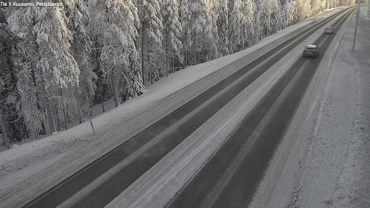Kelikamerat Kuva Tie 5 Kuusamo, Petäjälampi, Kuusamo, Pohjois-Pohjanmaa
