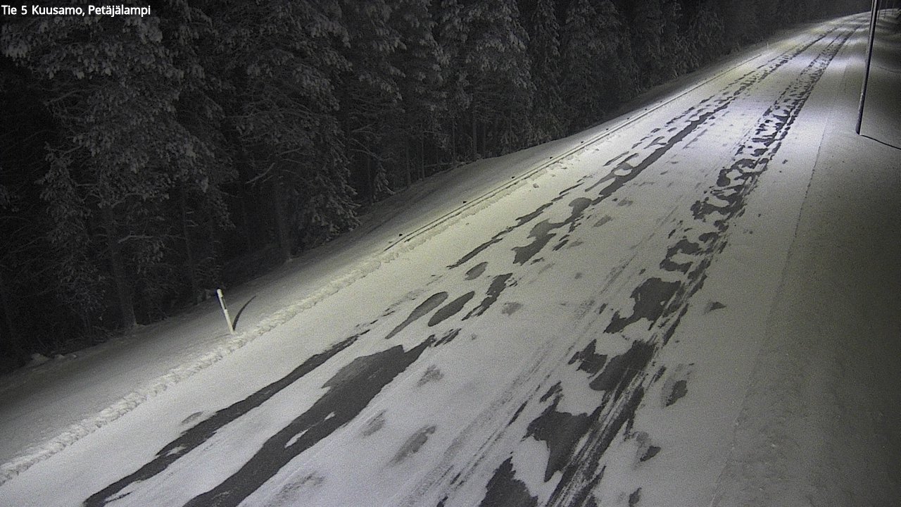 Kelikamerat Kuva Tie 5 Kuusamo, Petäjälampi, Kuusamo, Pohjois-Pohjanmaa