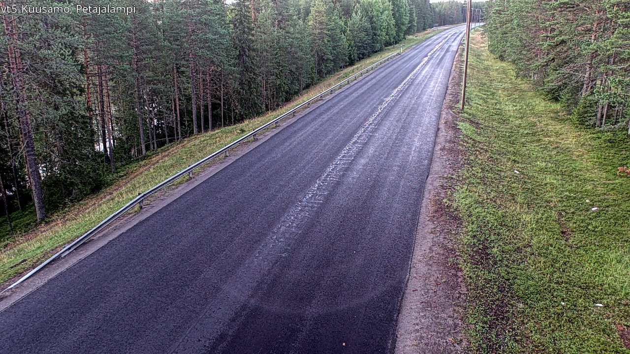 Kelikamerat Kuva Tie 5 Kuusamo, Petäjälampi, Kuusamo, Pohjois-Pohjanmaa