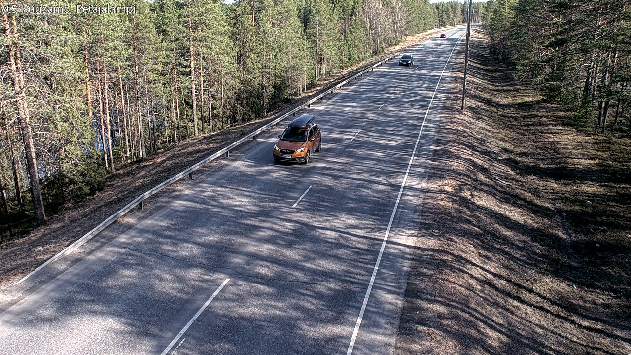Kelikamerat Kuva Tie 5 Kuusamo, Petäjälampi, Kuusamo, Pohjois-Pohjanmaa