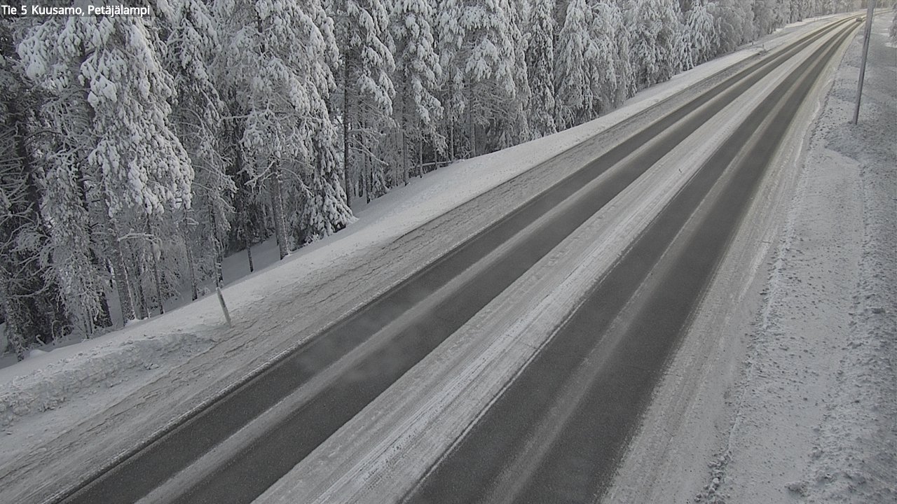 Kelikamerat Kuva Tie 5 Kuusamo, Petäjälampi, Kuusamo, Pohjois-Pohjanmaa
