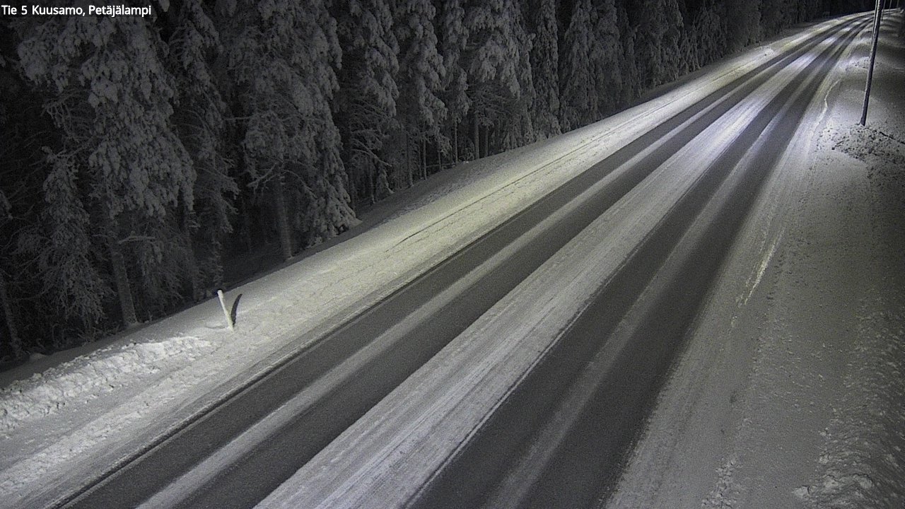 Kelikamerat Kuva Tie 5 Kuusamo, Petäjälampi, Kuusamo, Pohjois-Pohjanmaa