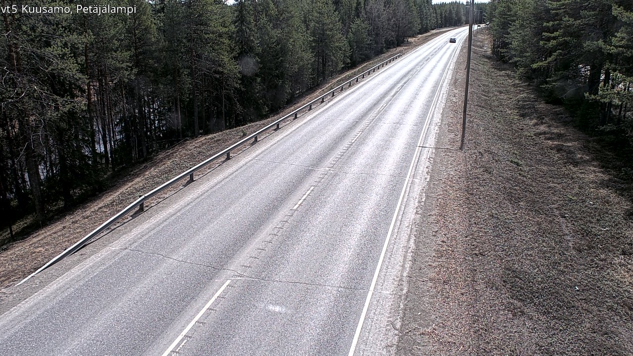 Kelikamerat Kuva Tie 5 Kuusamo, Petäjälampi, Kuusamo, Pohjois-Pohjanmaa