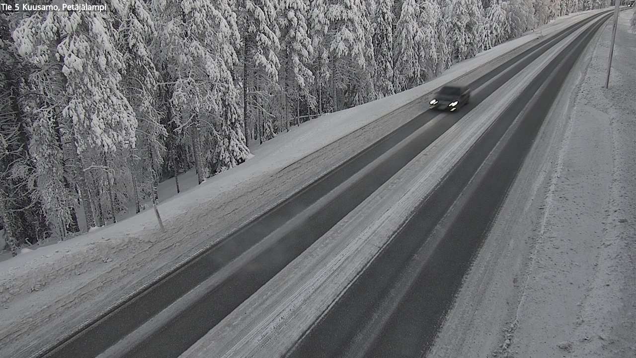 Weather Camera Image Road 5 Kuusamo, Petäjälampi, Kuusamo, Pohjois-Pohjanmaa