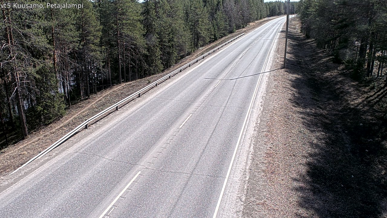 Kelikamerat Kuva Tie 5 Kuusamo, Petäjälampi, Kuusamo, Pohjois-Pohjanmaa