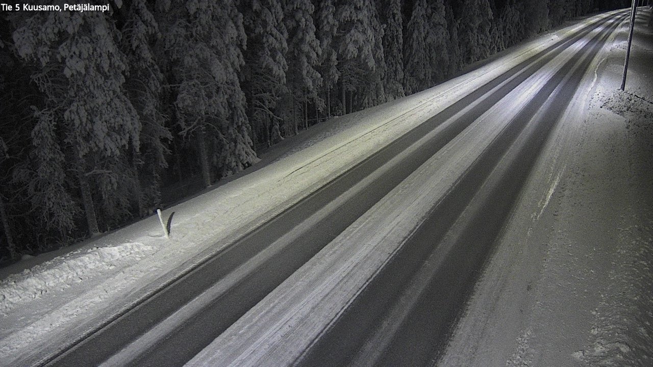 Kelikamerat Kuva Tie 5 Kuusamo, Petäjälampi, Kuusamo, Pohjois-Pohjanmaa