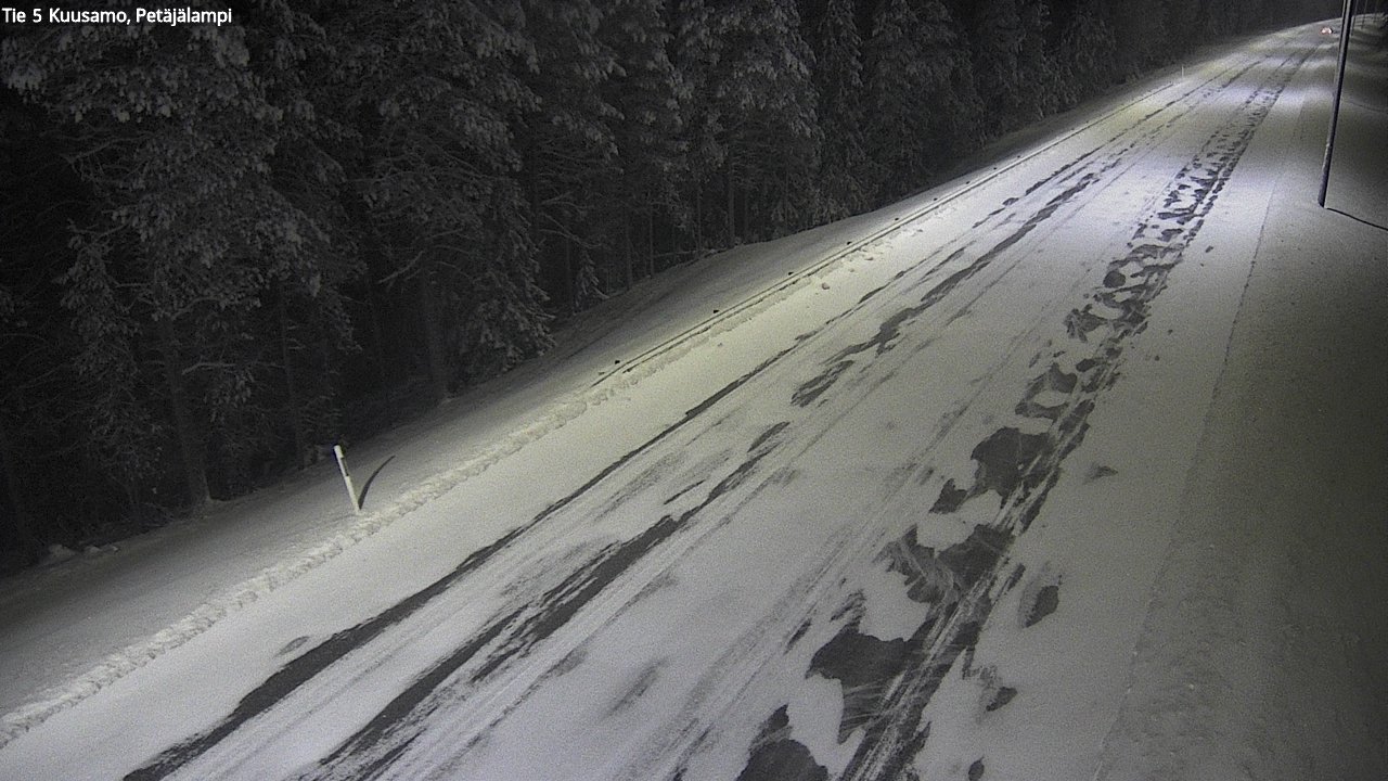 Kelikamerat Kuva Tie 5 Kuusamo, Petäjälampi, Kuusamo, Pohjois-Pohjanmaa